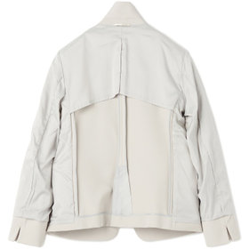 mirum purple】【年間】1釦テーラードジャケット/グレージュ