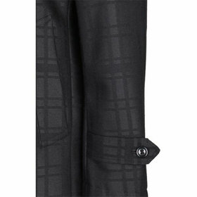 Donato Vinci Italy Uomo】スタンドカラーコート/ブラック×チェック