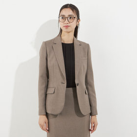 【Diana】【秋冬】ジャケット/ブラウン/ウォッシャブル＆ストレッチ