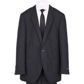 ジョンピアース 3ピース スーツセットアップ ストライプ 黒 M JOHN