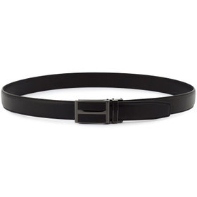 【KANSAIMAN collection】【フリーアジャスト仕様/5mm間隔/32段階】バックルベルト 3.0cm幅/ブラック(ウエスト94cmまで対応)