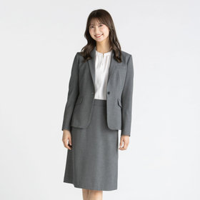 【NATURAL BEAUTY】【年間】1釦ジャケット/グレー