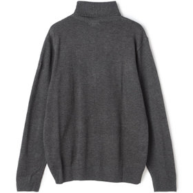 stanley blacker】タートルネックセーター/グレー（335403-18_S