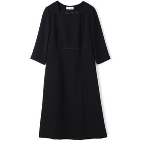 ま*こ様 Entwurfein Laura ブラック Floral Jacquard Asymmetry Drape