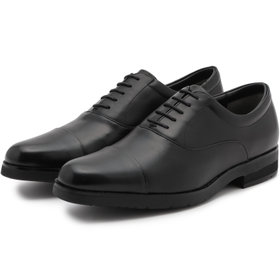 【JOHN PEARSE】ストレートチップドレスシューズ/ブラック/MOONSTAR