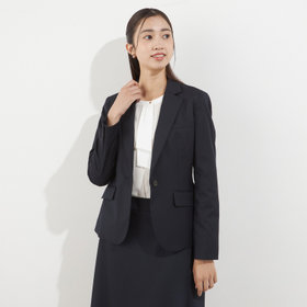 【Diana】【秋冬】ジャケット/ネイビー/ウォッシャブル＆ストレッチ