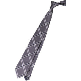 【HIGH SPEC MOTION】ウォッシャブル チェックネクタイ 8.0cm幅/グレー×ネイビー