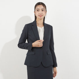 【Diana】【秋冬】ジャケット/ネイビー/ウォッシャブル＆ストレッチ