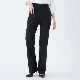 【NATURAL BEAUTY】【年間】ストレートラインパンツ/ブラック/※裾上げ済み仕様