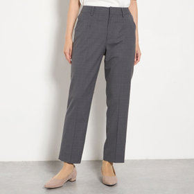 【Diana】【春夏】パンツ/グレー/ウォッシャブル＆ストレッチ/Soalon/裾上げ済仕様