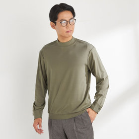 【KANSAIMAN Collection】【長袖】 ドレスカフニット/カーキ