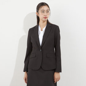 【Diana】【秋冬】ジャケット/グレー×シャドーチェック/ウォッシャブル＆ストレッチ