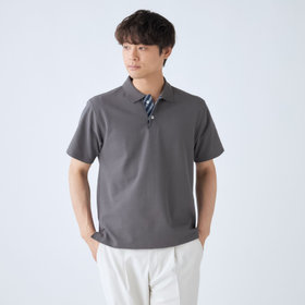 LYLE&SCOTT】【長袖】ポロシャツ/ブルー（2432-7634-60_S
