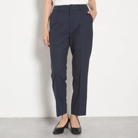 【Diana】【春夏】パンツ/ネイビー/ウォッシャブル＆ストレッチ/Soalon/裾上げ済仕様