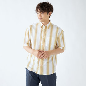 setto 白シャツ KONAKA×overE/長袖】スキッパーカラーブラウス/ホワイト/形態