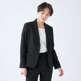 【NATURAL BEAUTY】【年間】2釦ジャケット/ブラック