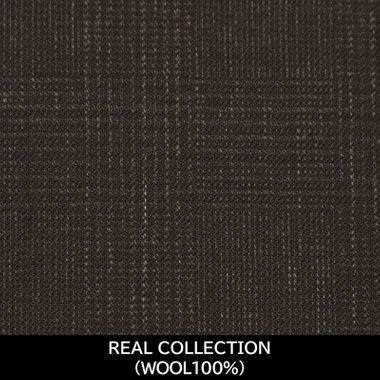 【パターンオーダー】【JOHN PEARSE comfort 3釦段返り】【秋冬】スーツ/REAL COLLECTION/ブラウン×グレンチェック(WOOL100%)