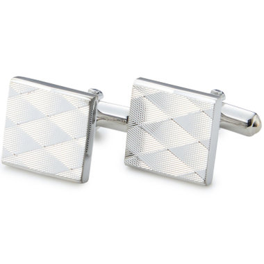 【JOHN PEARSE London】カフス/シルバー/スクエア
