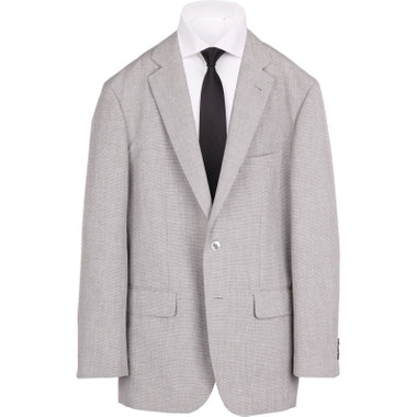 【WEB限定/OUTLET/汚れ・キズ等有】【JASLEY】【春夏】2釦シングルジャケット/グレー×ソリッド