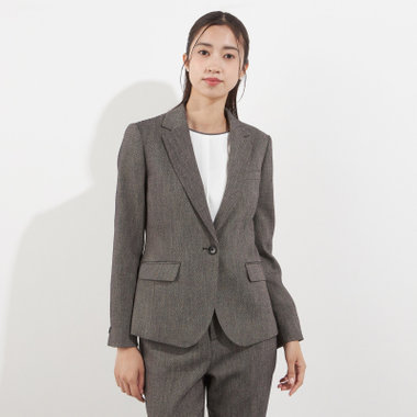 【Diana】【秋冬】ジャケット/ブラウン/ウォッシャブル＆ストレッチ/BISHU JAPAN