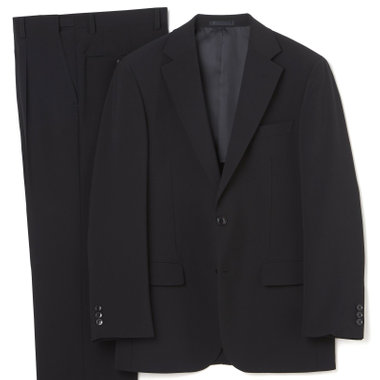 【年間】2釦シングルフォーマルスーツ 1タックパンツ/アジャスター付/※裾上げ必要