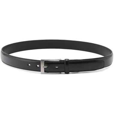 【WEB限定/OUTLET/汚れ・キズ等有】【JOHN PEARSE】ピンバックルベルト 3.0cm幅/ブラック(ウエスト94cmまで対応)