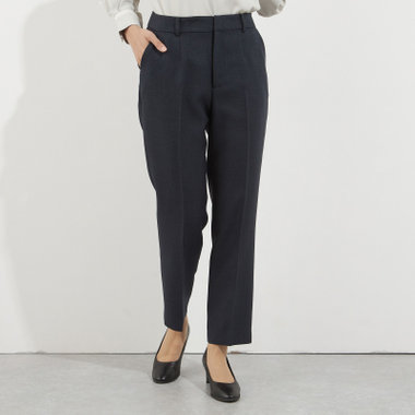 【Diana】【秋冬】パンツ/ネイビー/ウォッシャブル＆ストレッチ/裾上げ済仕様