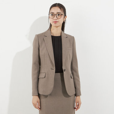 【Diana】【秋冬】ジャケット/ブラウン/ウォッシャブル＆ストレッチ