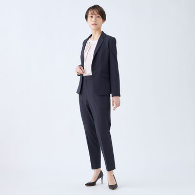 【NATURAL BEAUTY】【年間】1釦ジャケット/ネイビー