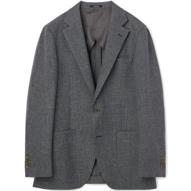 【JOHN PEARSE comfort navy】【秋冬】TUMUGITO 2釦シングルジャケット セットアップ対応/ グレー/ ULTRA MOVE/ウォッシャブル