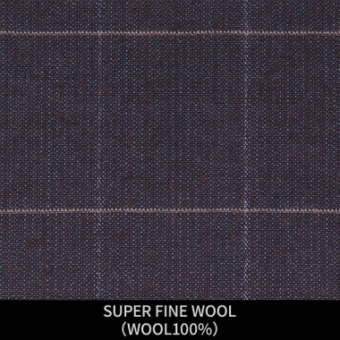 【パターンオーダー】【JOHN PEARSE comfort 2釦】【秋冬】スーツ/SUPER FINE WOOL/ネイビー×ウィンドペン(WOOL100%)