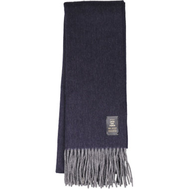 【THE 神 MUFFLER】Donato Vinci Italy  LIMITED WOOL PREMIUMマフラー/ネイビー/31.5m×170cm/NEW ZEALAND WOOL/日本製