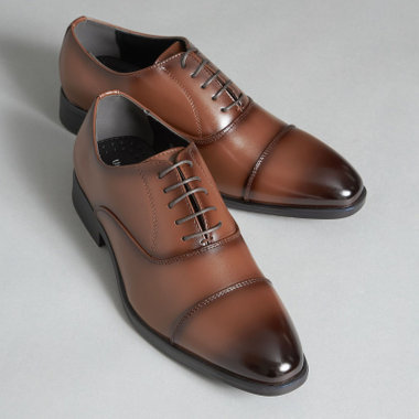 Unpressure】ストレートチップドレスシューズ/ブラウン（UP-ST100