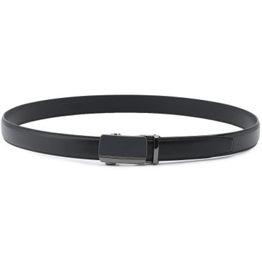 【KANSAIMAN collection】【フリーアジャスト仕様/5mm間隔/32段階】バックルベルト 3.0cm幅/ブラック(ウエスト120cmまで対応)