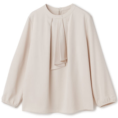 【WEB限定/OUTLET/汚れ・キズ等有】【english girl by J.P./9分袖】スカーフ風ボウタイブラウス/ピンク