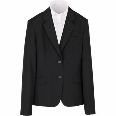 【WEB限定/OUTLET/汚れ・キズ等有】【earth music&ecology】【年間】【ウォッシャブル】ジャケット/ブラック×ソリッド