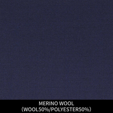 【パターンオーダー】【JOHN PEARSE comfort 3釦段返り】【秋冬】スーツ/MERINO WOOL/ネイビー×ソリッド(WOOL50%/POLYESTER50%)