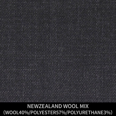 【パターンオーダー】【JOHN PEARSE comfort 3釦段返り】【秋冬】スーツ/NEWZEALAND WOOL MIX/グレー(WOOL40%/POLYESTER57%/POLYURETHANE3%)
