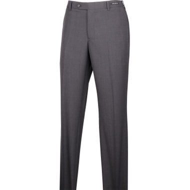 【JOHN PEARSE Black SELECT LINE】【春夏】0タックパンツスラックス/グレー/ウォッシャブル/ウエストシャーリング/ULTRA LIGHT SPEC