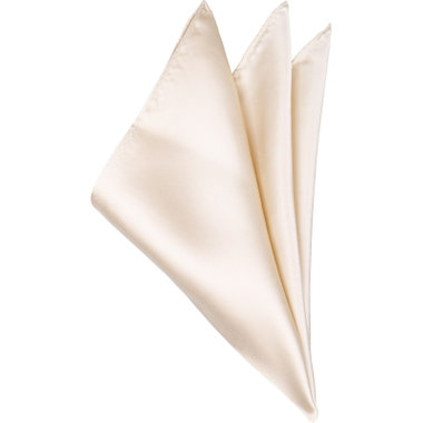 シルクポケットチーフ/ライトカーキ