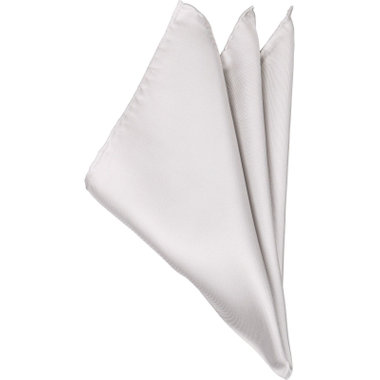 シルクポケットチーフ/グレー/HAND MADE