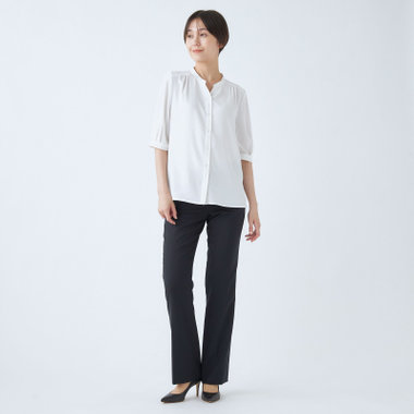 【NATURAL BEAUTY】ブラウス/ホワイト