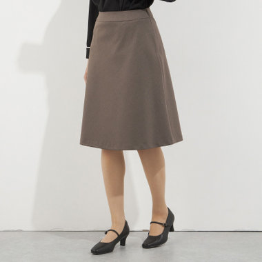 【Diana】【秋冬】スカート/ブラウン/ウォッシャブル＆ストレッチ