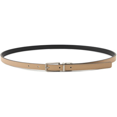 【english girl】リバーシブルベルト/ブラック＆ベージュ/85㎝まで対応