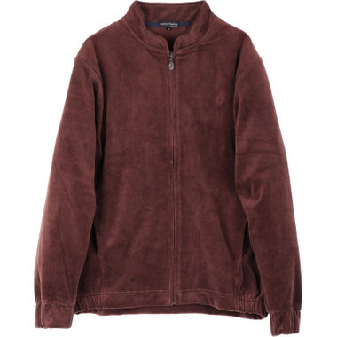 【stanley blacker】フロントジップスタンドカラーブルゾン/ブラウン