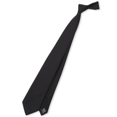 【Unpressure】【お葬式】シルクブレンドフォーマルネクタイ 8.0cm幅/ブラック