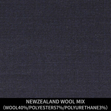 【パターンオーダー】【JOHN PEARSE comfort 6釦2掛ダブル】【秋冬】スーツ/NEWZEALAND WOOL MIX/ネイビー(WOOL40%/POLYESTER57%/POLYURETHANE3%)