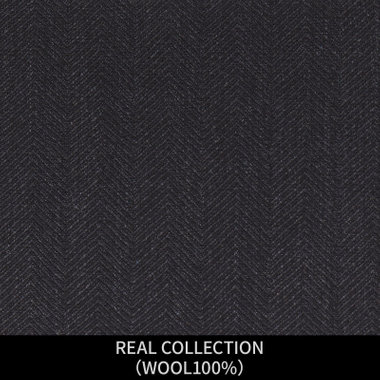 【パターンオーダー】【JOHN PEARSE comfort 6釦2掛ダブル】【秋冬】スーツ/REAL COLLECTION/チャコールグレー×ヘリンボーン(WOOL100%)