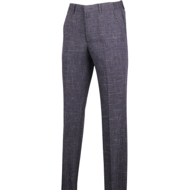 【stanley blacker】【春夏】0タックスラックス/ネイビー/シャーリング仕様/ストレッチ