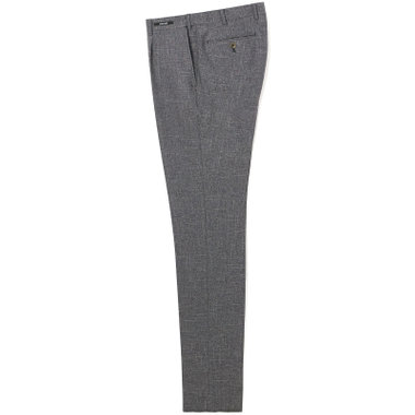 【JOHN PEARSE comfort navy】【秋冬】TUMUGITO 1タックパンツ セットアップ対応/ グレー/ ウエストムーブ/ULTRA MOVE/ ウォッシャブル ※裾直し必要